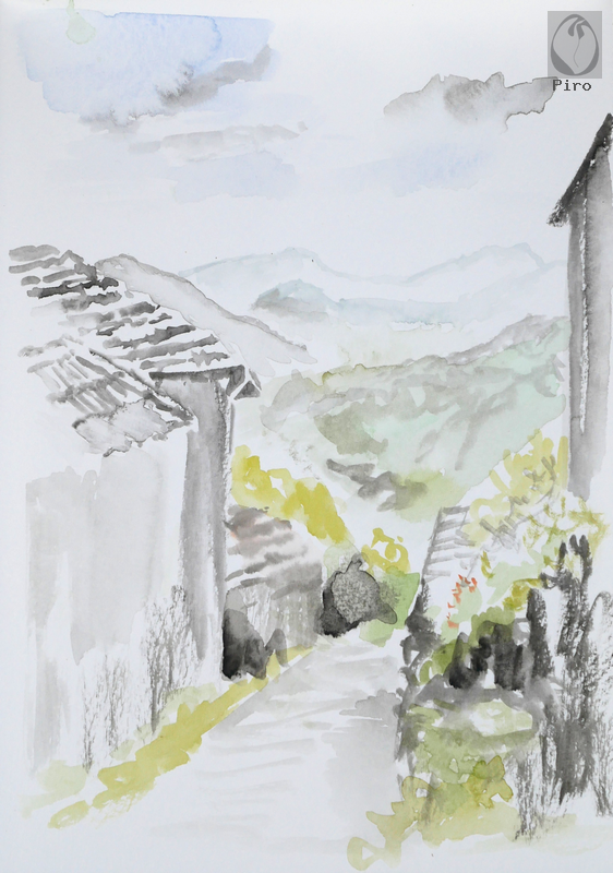 watercolours - acquerello di Piro